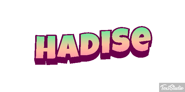 Hadise Efekt tekstowy