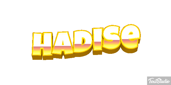 Hadise Efekt tekstowy