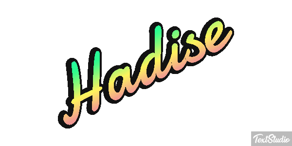 Hadise Efekt tekstowy