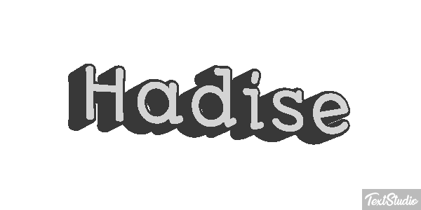 Hadise Efekt tekstowy