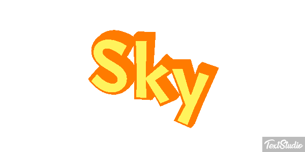 Sky テキスト効果