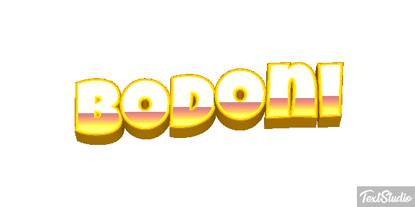Bodoni Efekt tekstowy