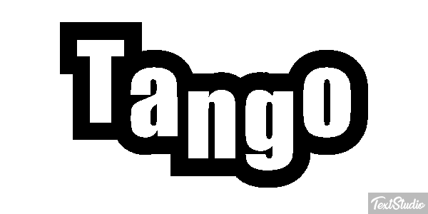 Tango Текстовый эффект