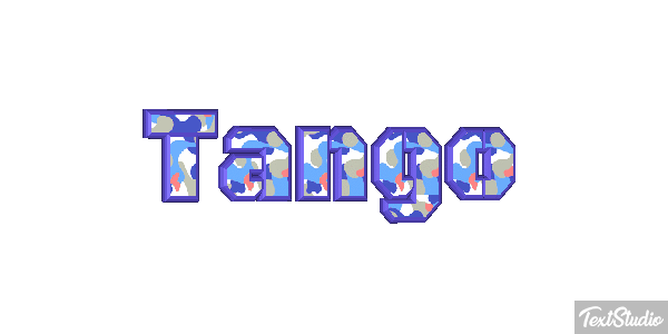 Tango Текстовый эффект