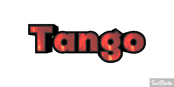 Tango Текстовый эффект
