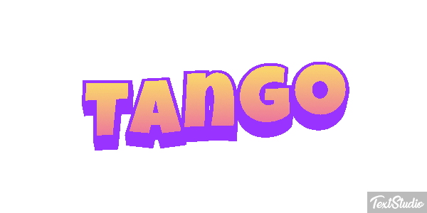 Tango Текстовый эффект
