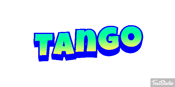 Tango Текстовый эффект