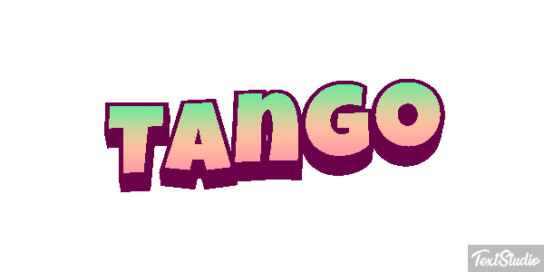 Tango Текстовый эффект