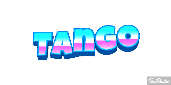 Tango Текстовый эффект