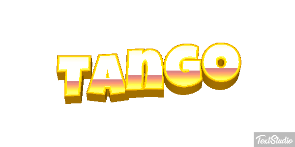 Tango Текстовый эффект