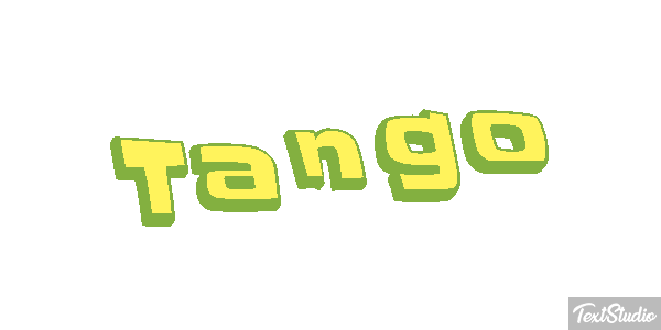 Tango Текстовый эффект
