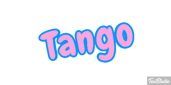 Tango Текстовый эффект