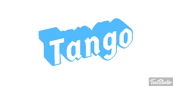 Tango Текстовый эффект