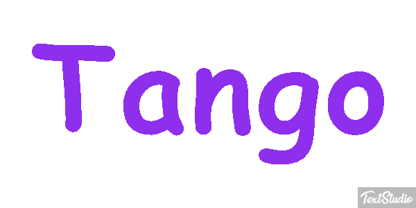 Tango Текстовый эффект