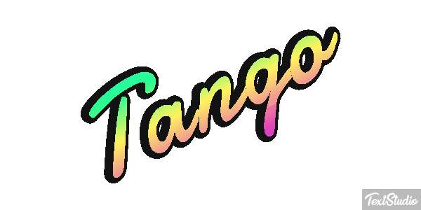 Tango Текстовый эффект