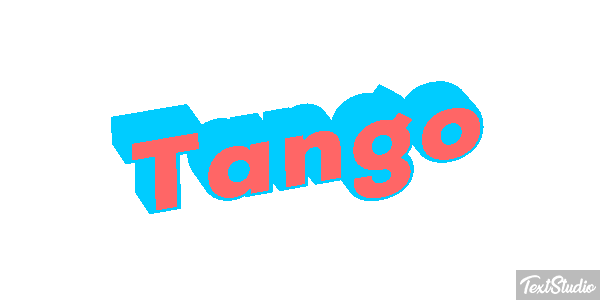 Tango Текстовый эффект