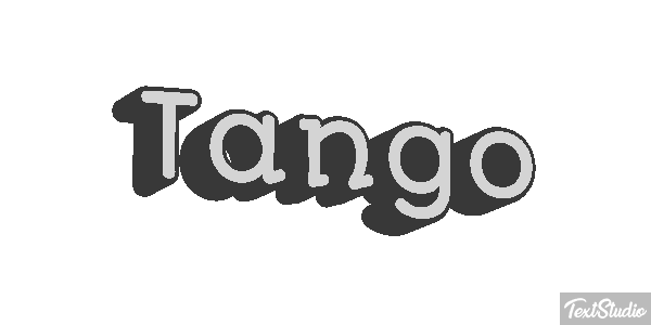 Tango Текстовый эффект