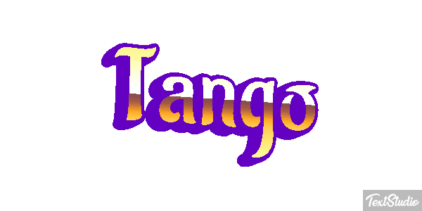 Tango Текстовый эффект