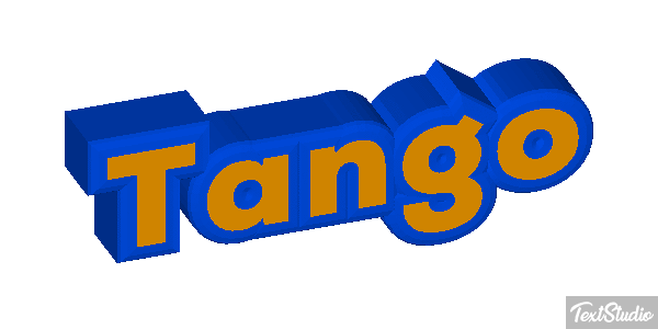 Tango Текстовый эффект