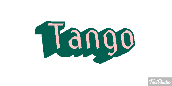 Tango Текстовый эффект