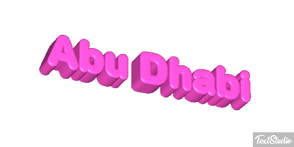 Abu Dhabi Efekt tekstowy