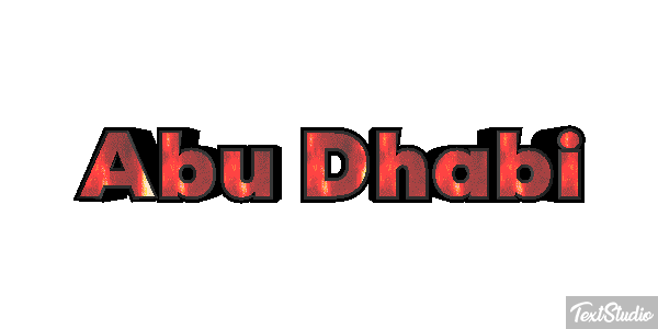 Abu Dhabi Efekt tekstowy