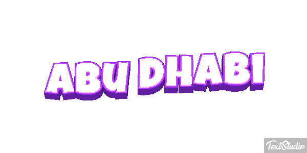 Abu Dhabi Efekt tekstowy