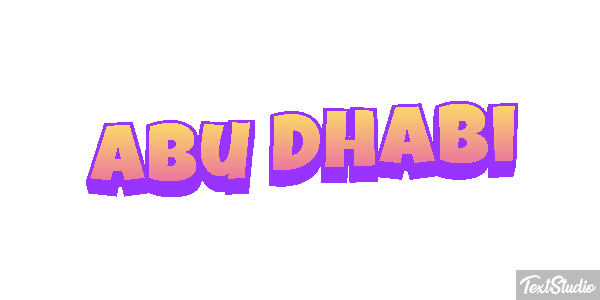 Abu Dhabi Efekt tekstowy