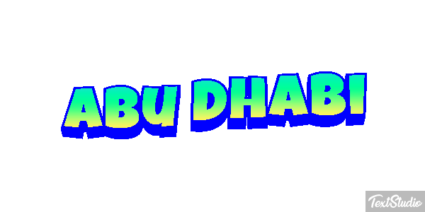 Abu Dhabi Efekt tekstowy