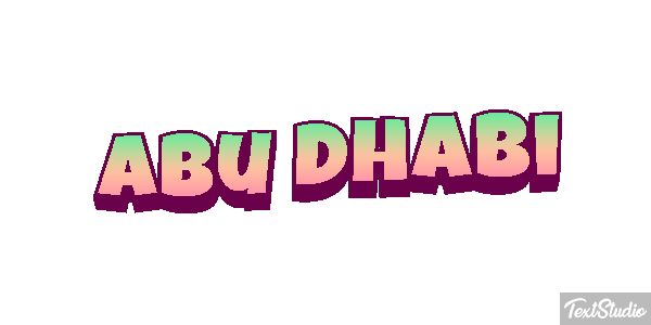 Abu Dhabi Efekt tekstowy
