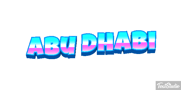 Abu Dhabi Efekt tekstowy