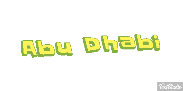 Abu Dhabi Efekt tekstowy