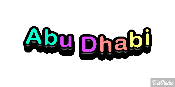 Abu Dhabi Efekt tekstowy