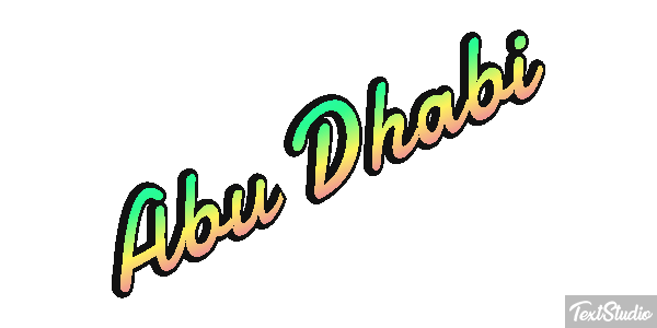 Abu Dhabi Efekt tekstowy
