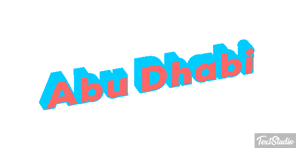 Abu Dhabi Efekt tekstowy