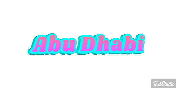 Abu Dhabi Efekt tekstowy