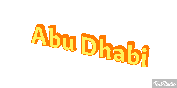 Abu Dhabi Efekt tekstowy