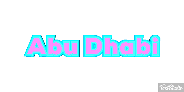 Abu Dhabi Efekt tekstowy