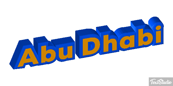 Abu Dhabi Efekt tekstowy