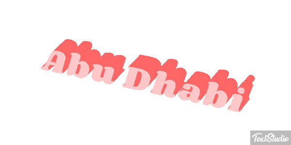 Abu Dhabi Efekt tekstowy