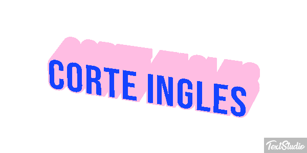 Corte Inglès Effetto testo