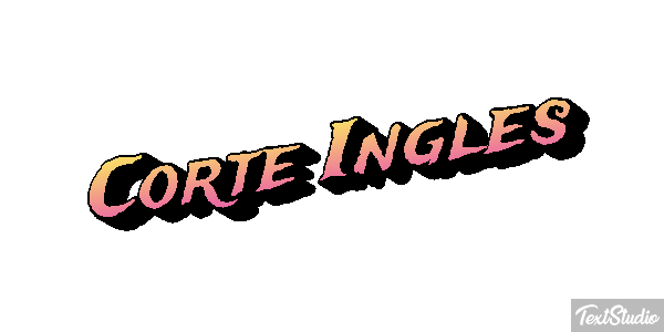 Corte Inglès Effetto testo