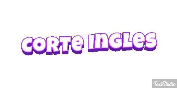 Corte Inglès Effetto testo
