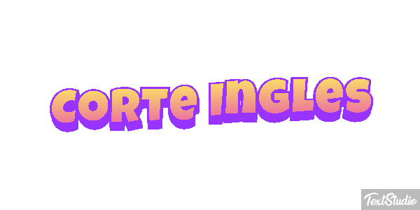 Corte Inglès Effetto testo