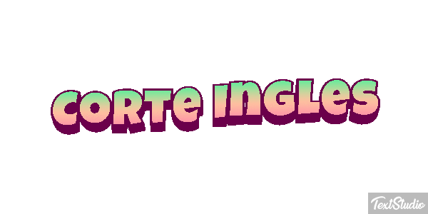 Corte Inglès Effetto testo