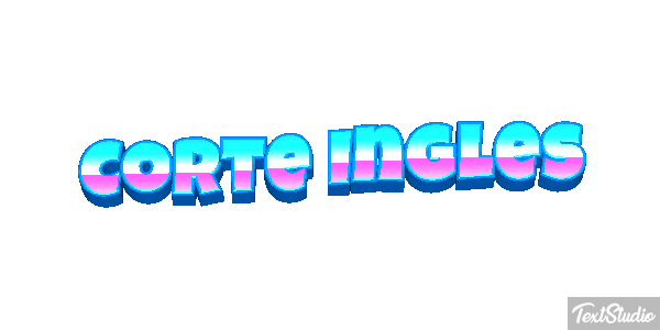 Corte Inglès Effetto testo