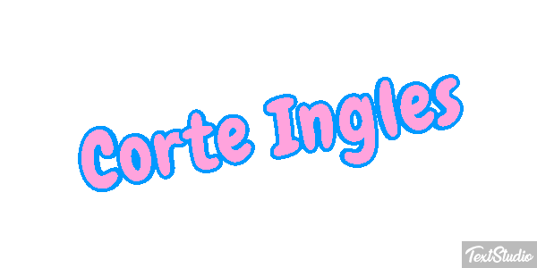 Corte Inglès Effetto testo