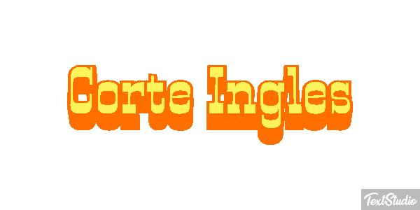 Corte Inglès Effetto testo