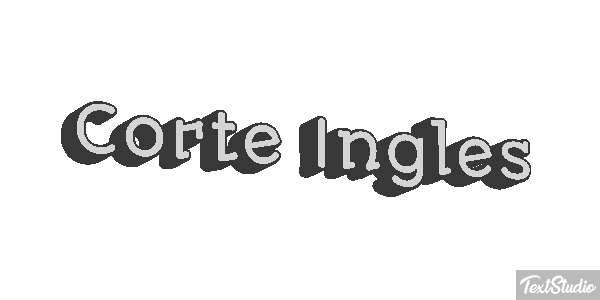 Corte Inglès Effetto testo