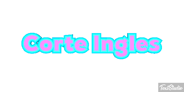 Corte Inglès Effetto testo